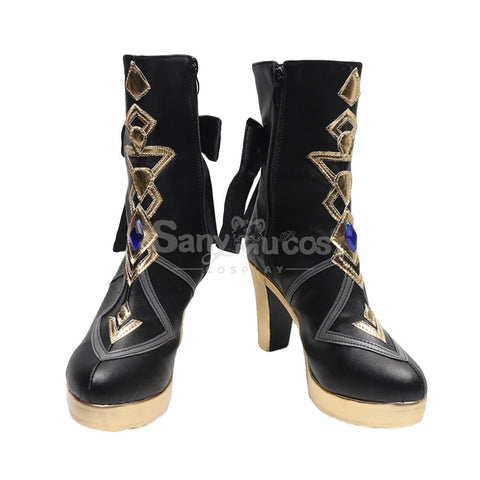 Game Genshin Impact Cosplay Navia Cosplay Shoes