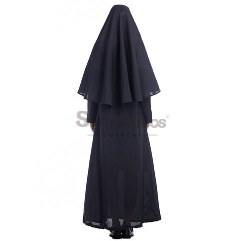 【In Stock】Halloween Cosplay Medieval Fashion Nun Cosplay Costume