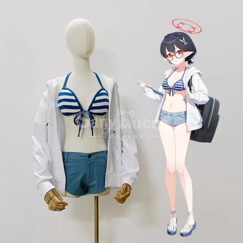 【Custom-Tailor】Game Blue Archive Cosplay Bikini Swimsuit  Okusora Ayane Cosplay Costume