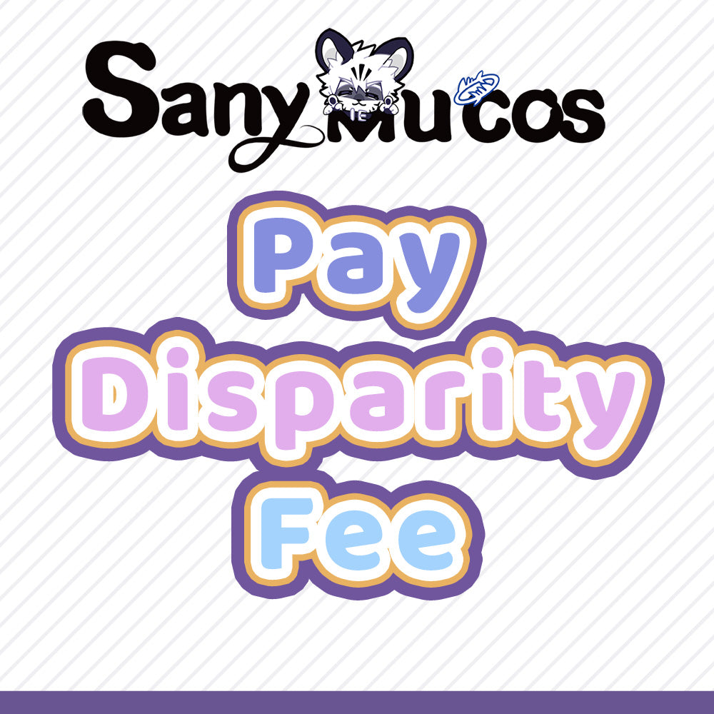 Pay Disparity Fee - Supplementary Cosplay Items Fee& Expense Costumes