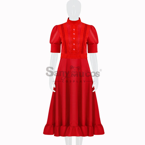 【In Stock】Movie Pearl Cosplay Pearl Red Dress Cosplay Costume