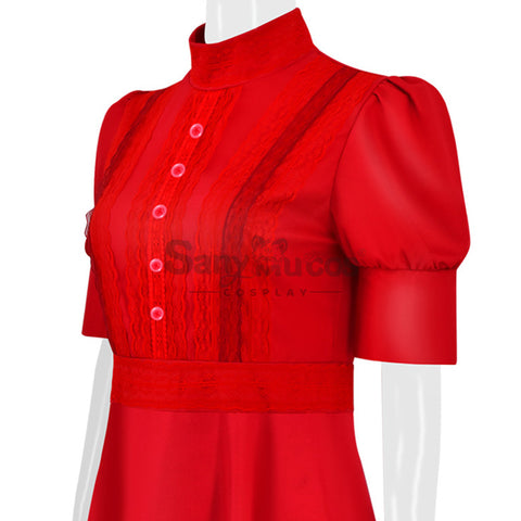 【In Stock】Movie Pearl Cosplay Pearl Red Dress Cosplay Costume