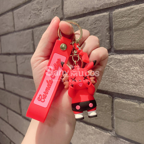 【In Stock】Game Pokemon Scarlet and Violet Cosplay Pikachu Doll Key Rings Cosplay Props