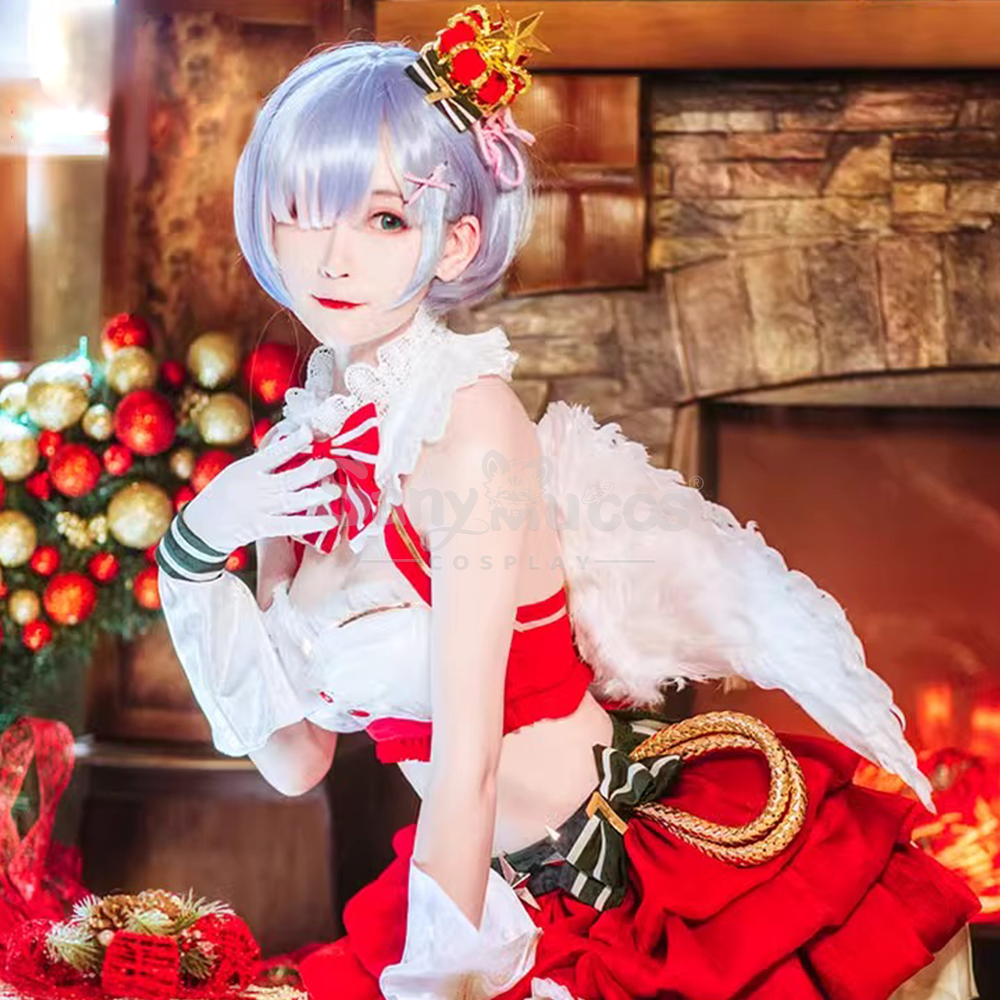 Anime Re Zero Cosplay Ram/Rem Christmas Costume Costumes