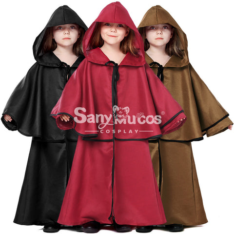 【In Stock】Halloween Cosplay Medieval Cape Cosplay Costume Kid Size