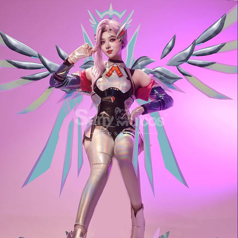 【In Stock】Game League of Legends Cosplay Battle Dove  Seraphine Cosplay Costume Premium Edition