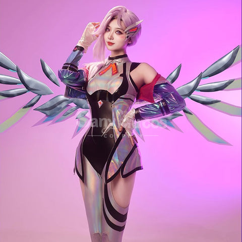 【In Stock】Game League of Legends Cosplay Battle Dove  Seraphine Cosplay Costume Premium Edition