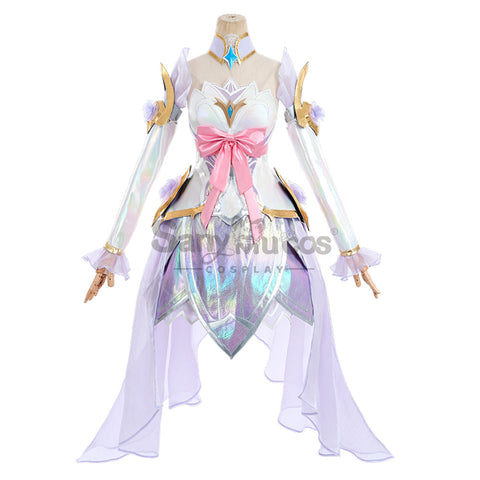【In Stock】Game League of Legends Cosplay Crystal Rose Seraphine Cosplay Costume