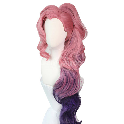 【In Stock】Game League of Legends Cosplay Gradient Color Ponytail Seraphine Cosplay Wig