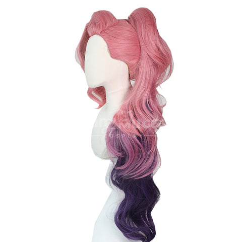【In Stock】Game League of Legends Cosplay Gradient Color Ponytail Seraphine Cosplay Wig