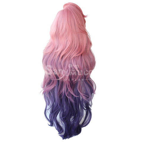 【In Stock】Game League of Legends Cosplay Gradient Color Fluffy Seraphine Cosplay Wig
