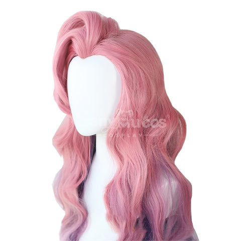 【In Stock】Game League of Legends Cosplay Gradient Color Fluffy Seraphine Cosplay Wig