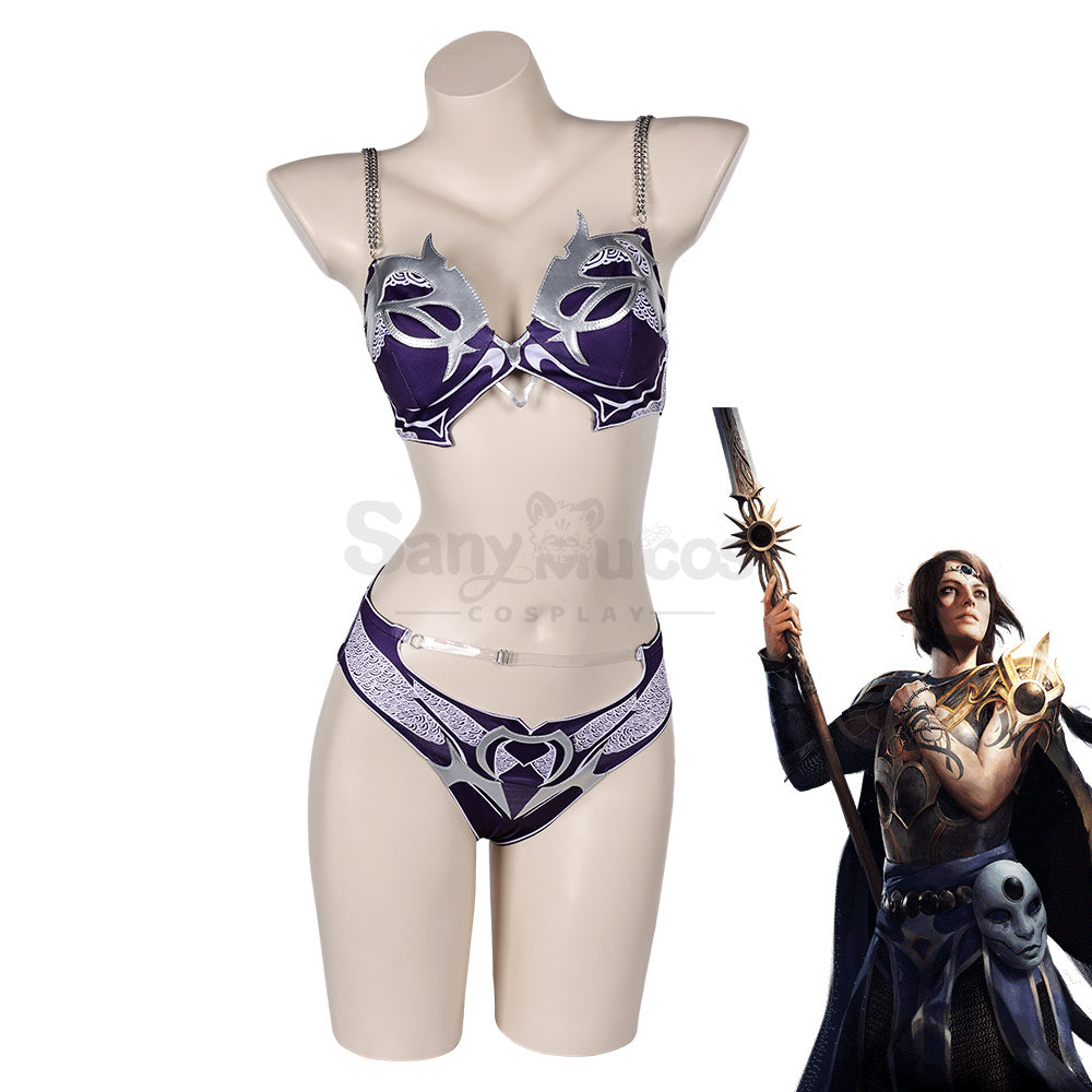Game Baldur's Gate 3 Cosplay Shadowheart Bikini Swimsuit Cosplay Costume