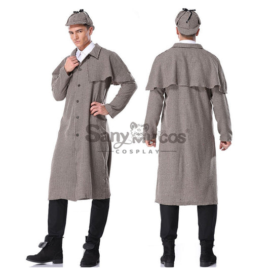 【In Stock】Halloween Cosplay Sherlock Holmes Cosplay Costume Adult Size 1000
