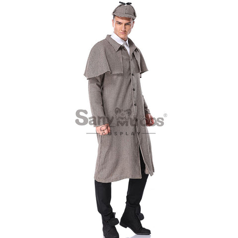【In Stock】Halloween Cosplay Sherlock Holmes Cosplay Costume Adult Size