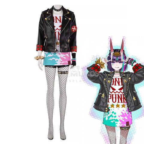 【Custom-Tailor】Game Fate Grand Order Cosplay Punk Jacket Shuten Dōji Cosplay Costume