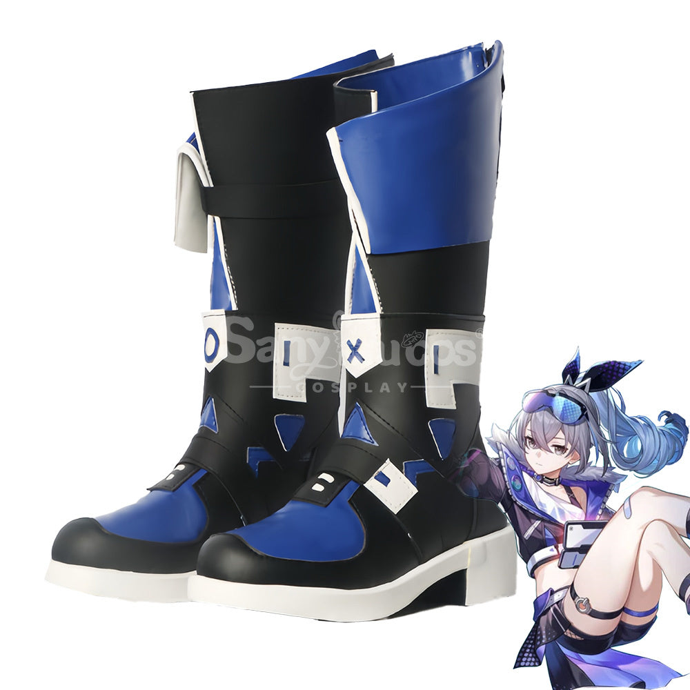 Game Honkai: Star Rail Cosplay Stellaron Hunters Silver Wolf Cosplay Shoes