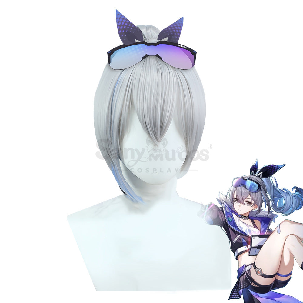 Game Honkai: Star Rail Cosplay Stellaron Hunters Silver Wolf Cosplay Wig