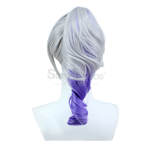 Game Honkai: Star Rail Cosplay Stellaron Hunters Silver Wolf Cosplay Wig