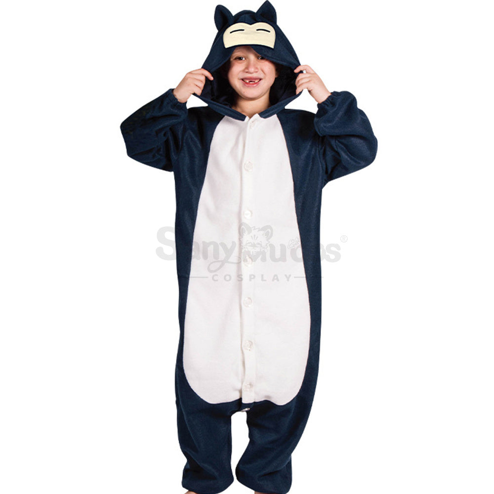 【In Stock】Carnival Cosplay Pokemon Snorlax Stage Performance Cosplay Costume Family Edition