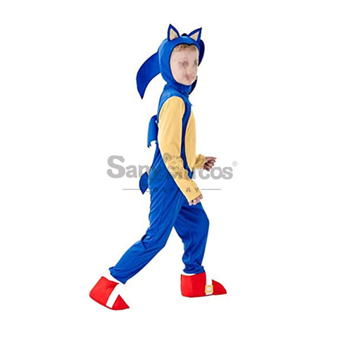 【In Stock】Game Sonic the Hedgehog Cosplay Sonic Cosplay Costume Kid Size