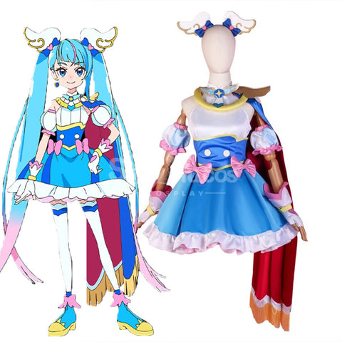 【Pre-Sale】Anime Pretty Cure Hanging Sky Cosplay Sora Harewataru Costume Premium Edition Costumes