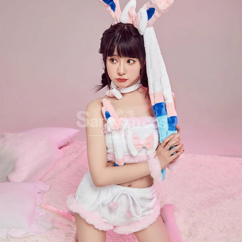 Game Pokemon Scarlet and Violet Cosplay Sylveon Plush Two-Piece Cosplay Costume