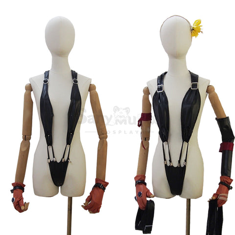 【Custom-Tailor】Game Final Fantasy VII Cosplay Tifa Lockhart Swimsuit Cosplay Costume Sexy Edition Swimsuit