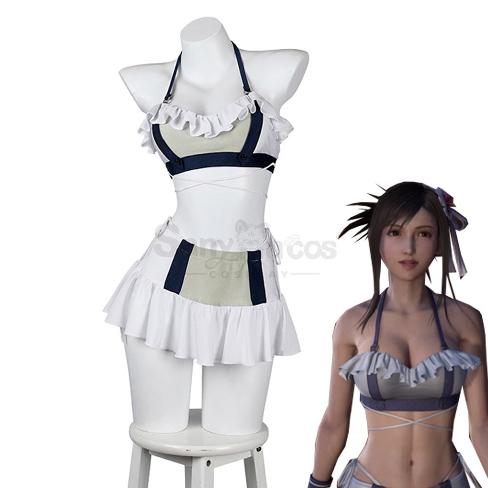Game Final Fantasy VII Cosplay Tifa Lockhart Swimsuit Cosplay Costume Plus Size