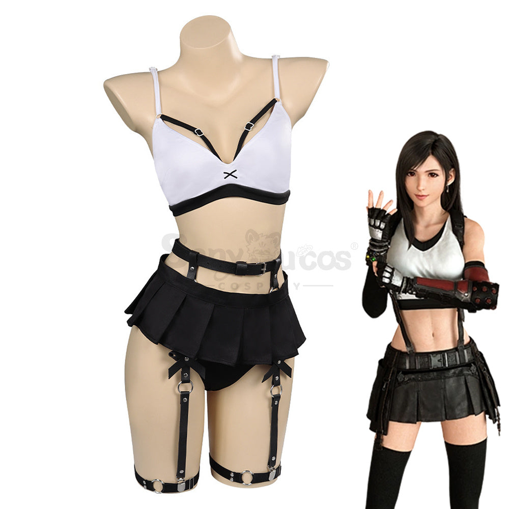 Game Final Fantasy Cosplay Tifa Lockhart Sexy Lingerie Cosplay Costume