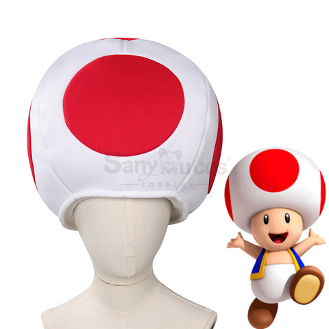 Game Super Mario Bros. Cosplay Toad Mushroom Hat Cosplay Props