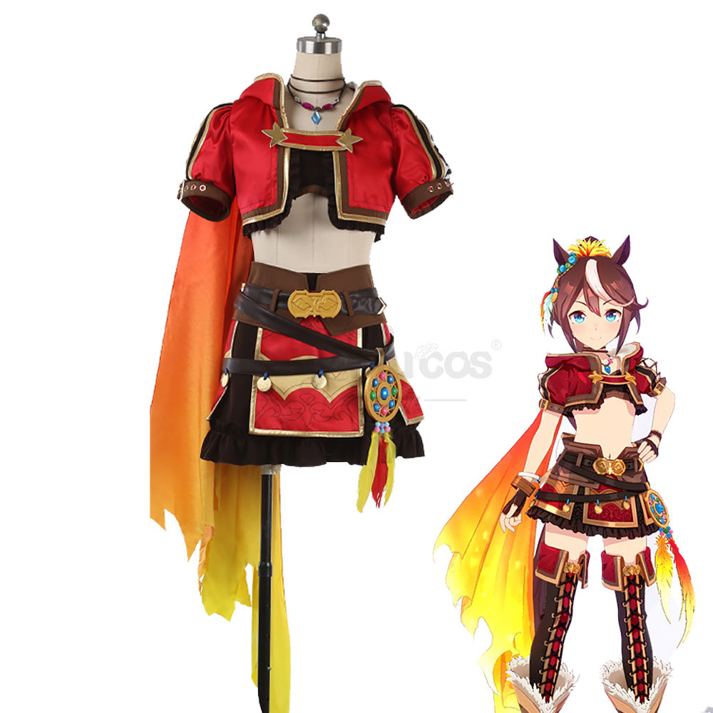 【Custom-Tailor】Game Pretty Derby Cosplay Tokai Teio Season 2 Costume Costumes