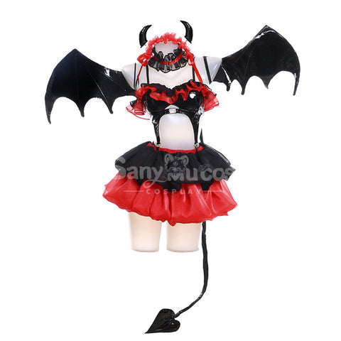 Anime DATE A LIVE Cosplay Tokisaki Kurumi Sexy Little Devil Cosplay Costume