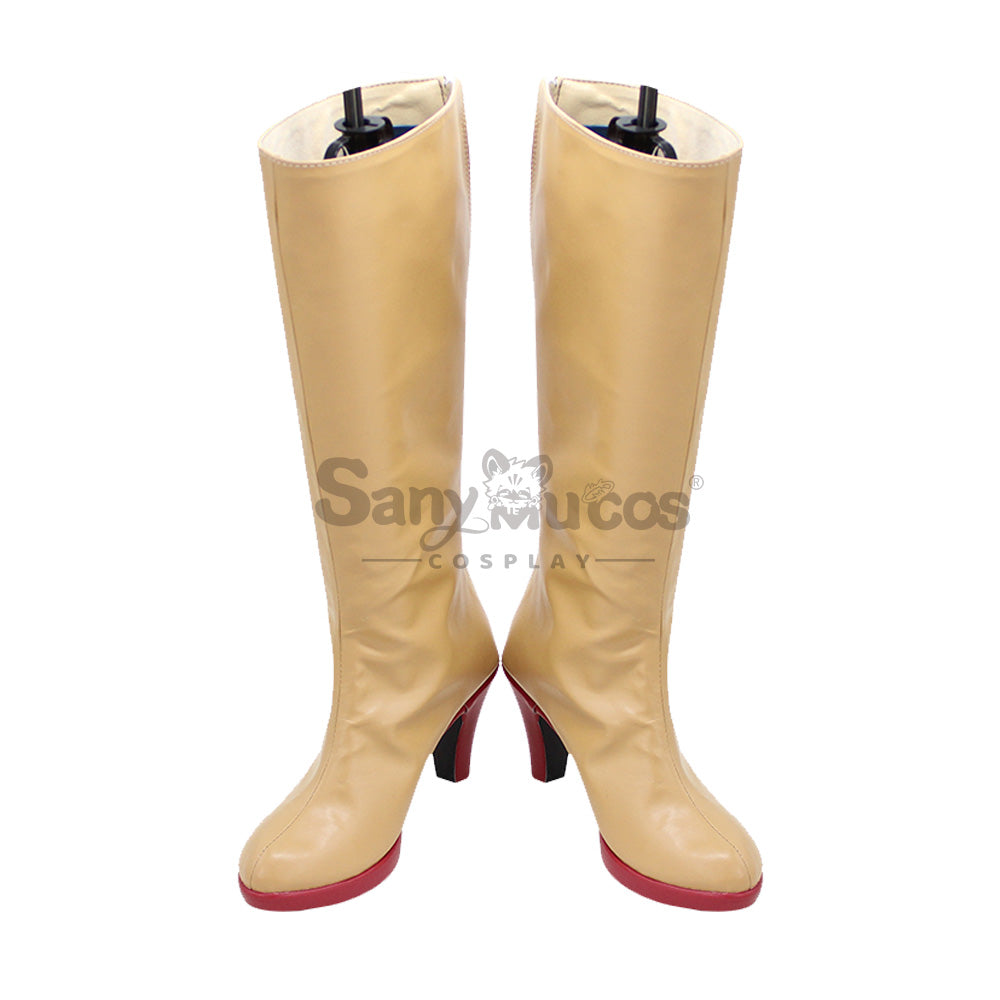 Anime Jojo’s Bizarre Adventure Cosplay Trish Una Shoes Boots