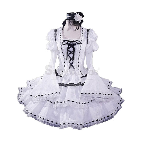 Anime Shugo Chara! Cosplay Tsukiyomi Utau White Costume Costumes