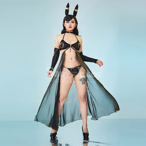 Game Pokemon Scarlet and Violet Cosplay Umbreon Swimsuit Bikini Cosplay Costume