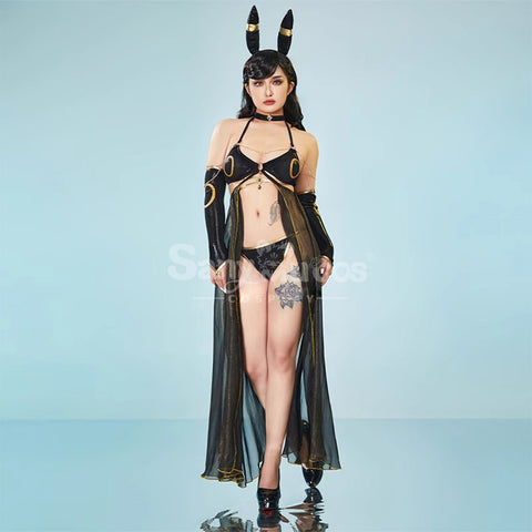 Game Pokemon Scarlet and Violet Cosplay Umbreon Swimsuit Bikini Cosplay Costume