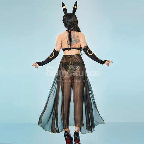 Game Pokemon Scarlet and Violet Cosplay Umbreon Swimsuit Bikini Cosplay Costume