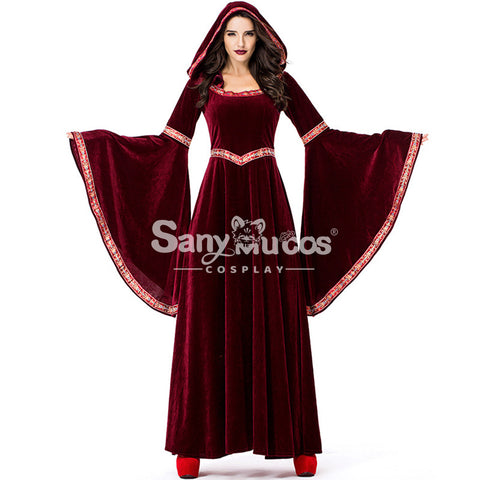 【In Stock】Halloween Cosplay Medieval Fashion Witches Cosplay Costume