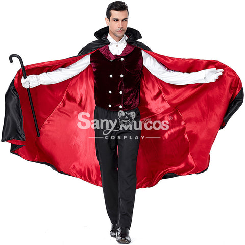 【In Stock】Halloween Cosplay Bat Vampire Count Dracula Cosplay Costume