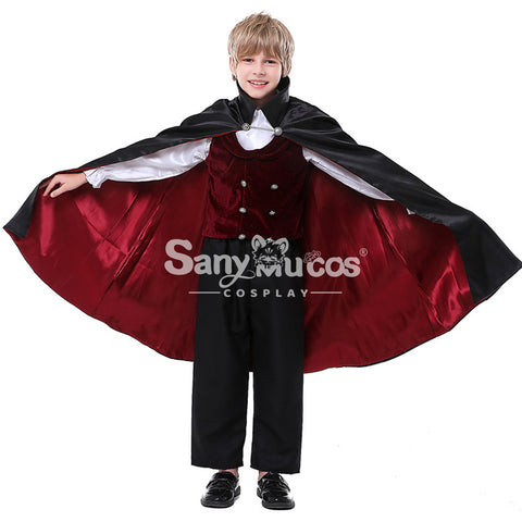 【In Stock】Halloween Cosplay Count Dracula Cosplay Costume Kid Size