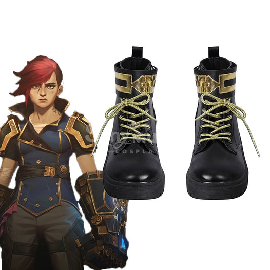 Game League of Legends Arcane 2 Cosplay Vi Cosplay Shoes 1000