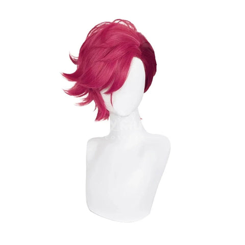 【In Stock】Game League Of Legends Arcane 2 Cosplay Vi Red Wig Wigs