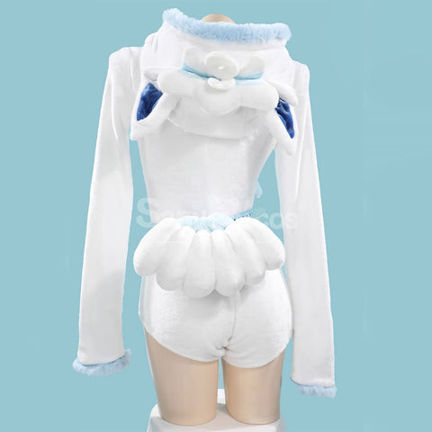 Game Pokemon Scarlet and Violet Cosplay Vulpix Plush Jumpsuit Cosplay Costume