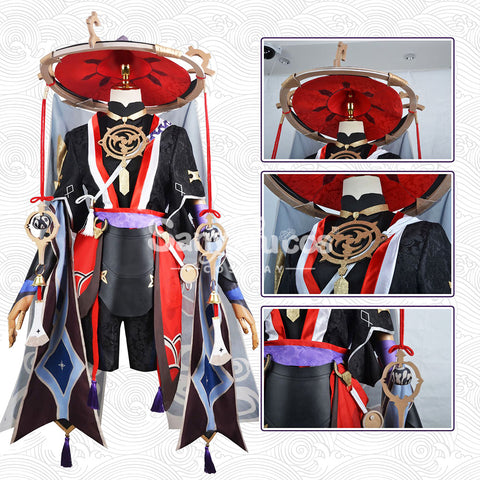 【In Stock】Game Genshin Impact Cosplay Wanderer/The Balladeer Cosplay Costume Plus Size