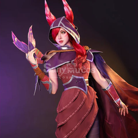 【Pre-Sale】Game League of Legends Cosplay Xayah The Rebel Cosplay Costume Premium Edition