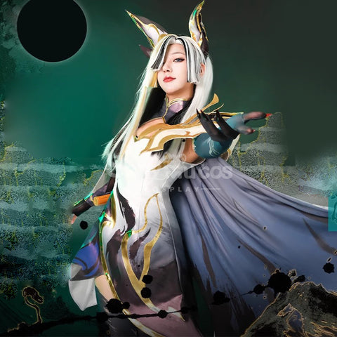 【In Stock】Game League of Legends Cosplay Calligraphia Xayah Cosplay Costume Premium Edition