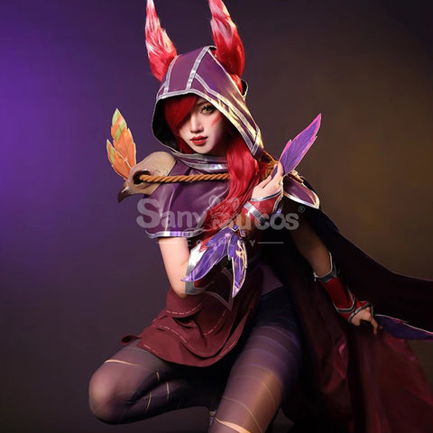 【Pre-Sale】Game League of Legends Cosplay Xayah The Rebel Cosplay Costume Premium Edition