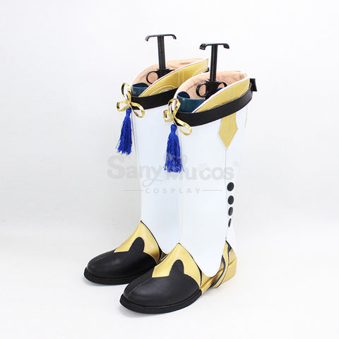 Game Genshin Impact XingQiu Cosplay Shoes