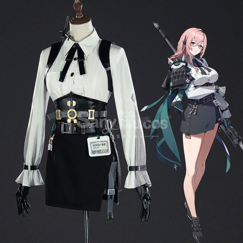 【Pre-Sale】Game Zenless Zone Zero Cosplay Tsukishiro Yanagi Costume Premium Edition Costumes